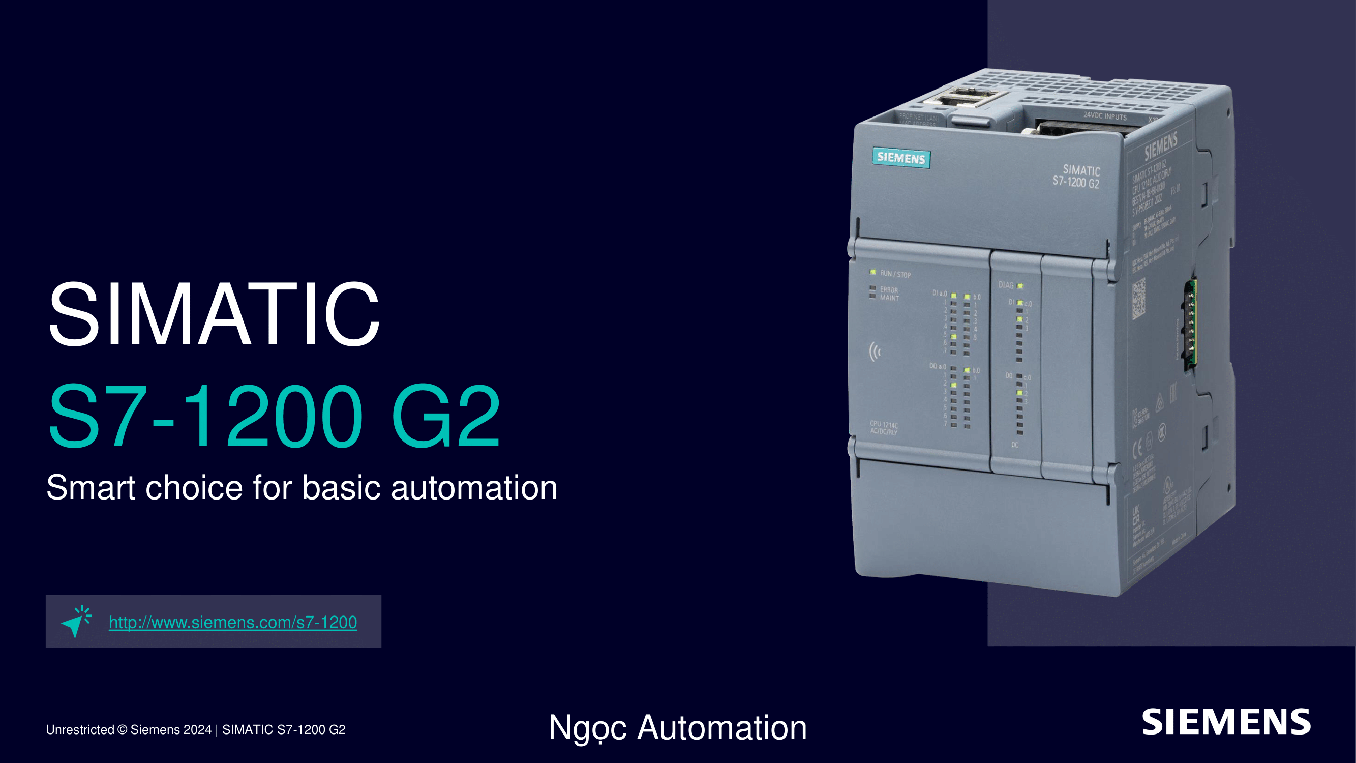 Giới thiệu về PLC S7-1200 G2