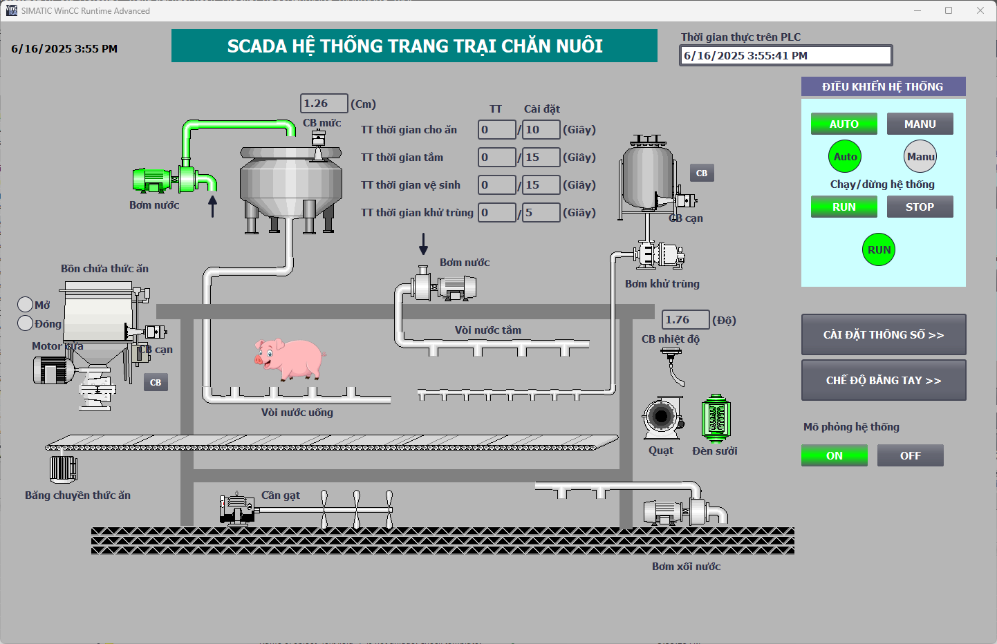 Đồ án trang trại chăn nuôi tự động - PLC S71200 và Tia portal